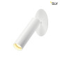 Preview: SLV 152381 KARPO 30 Single Spot Deckeneinbauleuchte Rosette flach weiss 7,5W LED 3000K,