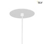 Preview: SLV 158401 HELIA 30 Pendelleuchte LED 3000K rund weiß flache Rosette zum Einbau 7,5W