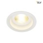 Mobile Preview: SLV 161291 CONTONE Downlight rund weiss 13W LED warmweiss IP44