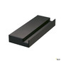 Preview: SLV 213660 GLENOS®, Profi-Wandträger-Profil, schwarz, 20 cm, inkl. Endkappen