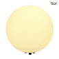Preview: SLV 227221 ROTOBALL FLOOR 50 Aussenleuchte weiss E27 max. 24W IP44
