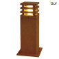 Preview: SLV 229420 RUSTY SQUARE 40 Aussenleuchte eisen gerostet E27 ESL max. 11W IP55