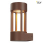 Preview: SLV 231807 SLOTS WALL Wandleuchte rostfarben 6,3 W LED warmweiss