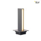 Preview: SLV 232155 H-POL Wege- und Standleuchte einflammig LED 3000K anthrazit L B H 16,5 16,5 36 cm