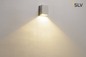 Preview: SLV 232431 QUAD XL 1 Wandleuchte eckig weiss LED 1x3,2W 3000K,