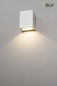 Preview: SLV 232461 QUAD 1 Wandleuchte eckig weiss LED 1x3W 3000K