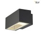 Preview: SLV 232485 BOX R7s Wandleuchte eckig antrazit R7s max. 80W up-down
