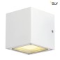 Preview: SLV 232531 SITRA CUBE Wandleuchte weiss 2xGX53 max. 2x9W