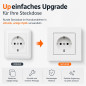Preview: SOIXX Aufsteckrahmen Weiß für Gira System 55 für Steckdosen und Lichtschalter Modernes Upgrade