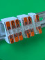 Preview: SOIXX Hutschienenhalter XWD für WAGO 3x 221-2411 DIN Rail 35 mm Hutschiene Halter Weiß
