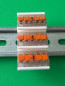 Preview: SOIXX Hutschienenhalter XWD für WAGO 221-415 DIN Rail 35 mm Hutschiene Halter Weiß