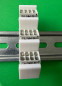 Preview: SOIXX Hutschienenhalter XWD für WAGO 3x 2273-208 DIN Rail Hutschiene Halter Weiß