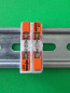 Preview: SOIXX Hutschienenhalter XWD für WAGO 2x 221-2411 DIN Rail 35 mm Hutschiene Halter Weiß