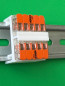 Preview: 5 x SOIXX Hutschienenhalter XWD für 2 x WAGO 221-415 DIN Rail 35 mm Hutschiene Halter Weiß