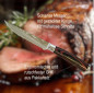 Preview: SOIXX Steakmesser 6-teilig Set,  Edelstahl, Gezackte Klinge, Holzgriff, Geschenkbox