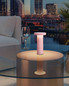 Preview: Sompex VOLUME Akku-Tischlampe Rosa 1,6W steuerbare Lichtfarbe IP44 78536