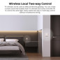 Preview: SONOFF TX Ultimate Smart Touch Wandschalter, Glasfront, Alexa & Google Home, App T5-1C-86
