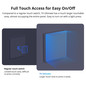 Preview: SONOFF TX Ultimate Smart Touch Wandschalter, Glasfront, 2-Fach, Alexa & Google Home, App T5-2C-86