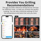 Preview: SONOFF BBQ-Fleischthermometer fürs Grillen und Kochen, Bluetooth BMT01