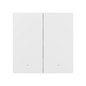 Preview: SONOFF SwitchMan Zigbee Smart Wandschalter, ZBM5 80/86 Typ, Lichtschalter Relais, 2-Fach ZBM5-2C-86W