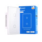 Preview: SONOFF Smart Touch Wandschalter, Glasfront, 2-Fach, HomeKit, Alexa & Google Home App T6-2C-120M