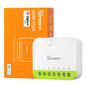 Preview: SONOFF MINI DUO 2-Gang Zigbee Smart-Schalter, Lichtschalter Relais, 2-Fach, Unterputz MINI-ZB2GS