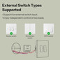 Preview: SONOFF MINI DUO 2-Gang Matter über WiFi Smart Switch, Lichtschalter Relais, 2-Fach, Unterputz, HomeKit Alexa & Google App MINI-2GS