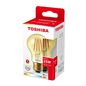 Preview: Toshiba LED Filament Lampe E27 Amber 4.5W 2200K 400Lm wie 25W