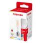 Preview: Toshiba LED Filament Globe Lampe E27 7W 2700K 806Lm wie 60W