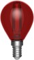 Preview: Toshiba LED Filament Tropfen Lampe E14 4.5W rot