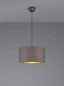Preview: Trio Hostel Pendelleuchte E27  ⌀40cm Taupe