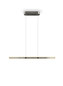 Preview: Trio 331210107 Arcola LED Pendelleuchte 36W dimmbar Nickel Matt CCT einstellbare Lichtfarbe