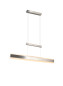Preview: Trio 331210307 Arcola LED Pendelleuchte 45W Nickel Matt CCT einstellbare Lichtfarbe Touch