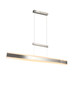 Preview: Trio 331210307 Arcola LED Pendelleuchte 45W Nickel Matt CCT einstellbare Lichtfarbe Touch