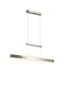 Preview: Trio 331210307 Arcola LED Pendelleuchte 45W Nickel Matt CCT einstellbare Lichtfarbe Touch