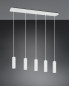 Preview: Trio 367700531 Soka GU10 Pendelleuchte 5-fach ⌀5,5cm Weiß Matt