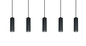Preview: Trio 367700532 Soka GU10 Pendelleuchte 5-fach ⌀5,5cm Schwarz Matt