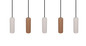 Preview: Trio 367700565 Soka GU10 Pendelleuchte 5-fach ⌀5,5cm Coffee