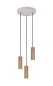 Preview: Trio 367730365 Soka GU10 Pendelleuchte 3-fach ⌀28cm Coffee