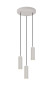 Preview: Trio 367730376 Soka GU10 Pendelleuchte 3-fach ⌀28cm Warm Grey