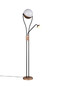 Preview: Trio 478310265 Chris LED Stehleuchte 18W ⌀30cm dimmbar Coffee warmweiss