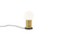 Preview: Trio 543510108 Tauris LED Tischleuchte 2,5W ⌀13cm dimmbar Messing Matt CCT einstellbare Lichtfarbe Touch
