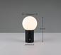 Preview: Trio 543510132 Tauris LED Tischleuchte 2,5W ⌀13cm dimmbar Schwarz Matt CCT einstellbare Lichtfarbe Touch