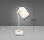 Preview: Trio 548200131 Mixa E27 Tischleuchte Weiß Matt