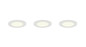 Preview: Trio 635110301 Himal LED Einbauleuchten 3x3,5W ⌀8,5cm dimmbar Weiß IP65 CCT einstellbare Lichtfarbe