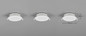 Preview: Trio 635110301 Himal LED Einbauleuchten 3x3,5W ⌀8,5cm dimmbar Weiß IP65 CCT einstellbare Lichtfarbe