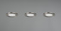 Preview: Trio 635110307 Himal LED Einbauleuchten 3x3,5W ⌀8,5cm dimmbar Nickel Matt IP65 CCT einstellbare Lichtfarbe