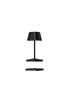 Preview: Villeroy & Boch NEAPEL NANO Akku-Tischlampe Schwarz Ceramic 1,8W steuerbare Lichtfarbe IP65 97131