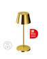 Preview: Villeroy & Boch SEOUL MICRO RC Akku-Tischlampe Gold 2,3W steuerbare Lichtfarbe IP65 97246