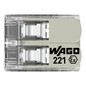 Preview: WAGO 221-482 100x Verbindungsklemme mit Hebeln, 2 Leiter, 4mm², Ex e, lichtgrau